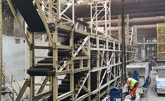 Taputapu a conveyor Belt e taraiwa ana i nga ahumahi hou